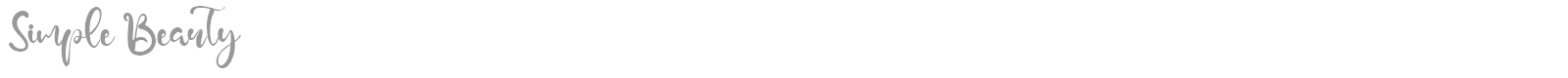 Simple Beauty font preview